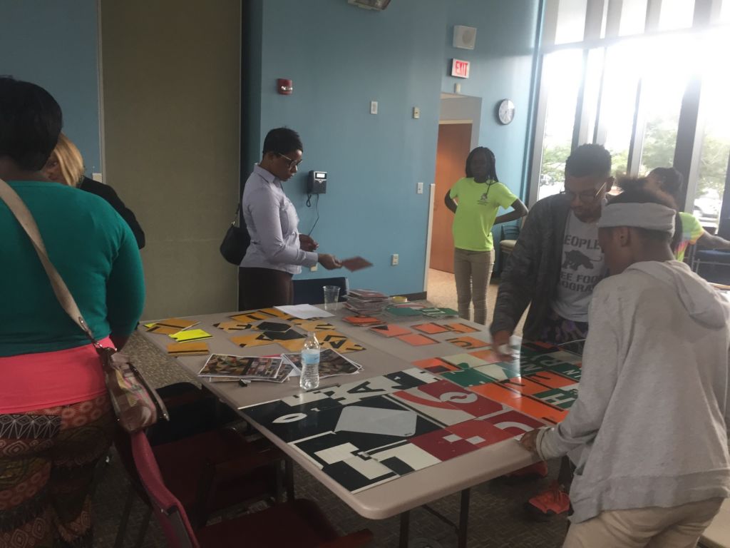 The artist team Wowhaus held a series of community engagement events so that residents could inspire their public artwork for the North Tryon business corridor.