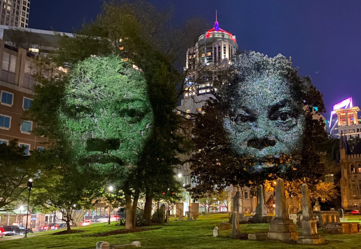 "Monuments: Charlotte’s Descendants" by Australian artist Craig Walsh is one of the highlights of Charlotte SHOUT!
