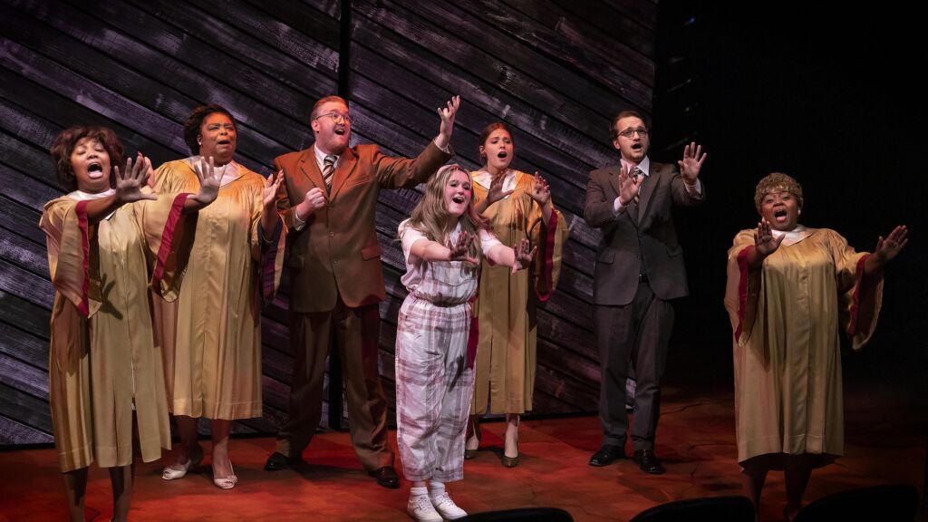The Common Thread Theatre Collective performs the musical Violet, about a scarred young woman’s journey toward healing and the characters she meets along the way.