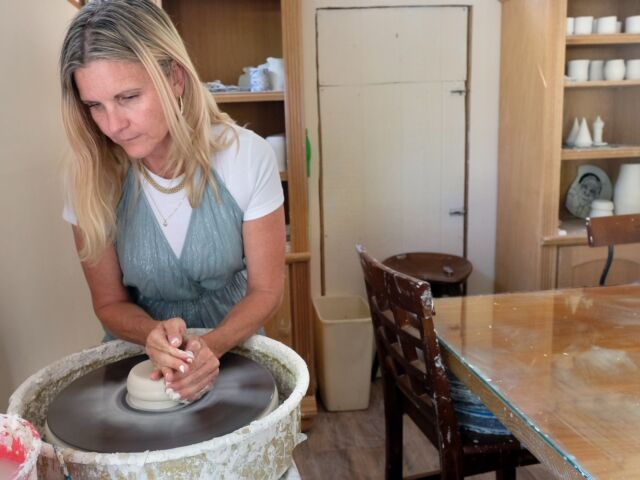 Porcelain artist Debra Aase Farnum will use the fellowship to step out of this comfort zone, er backyard studio, to explore the ceramic work of artists in her ancestral country, Norway.