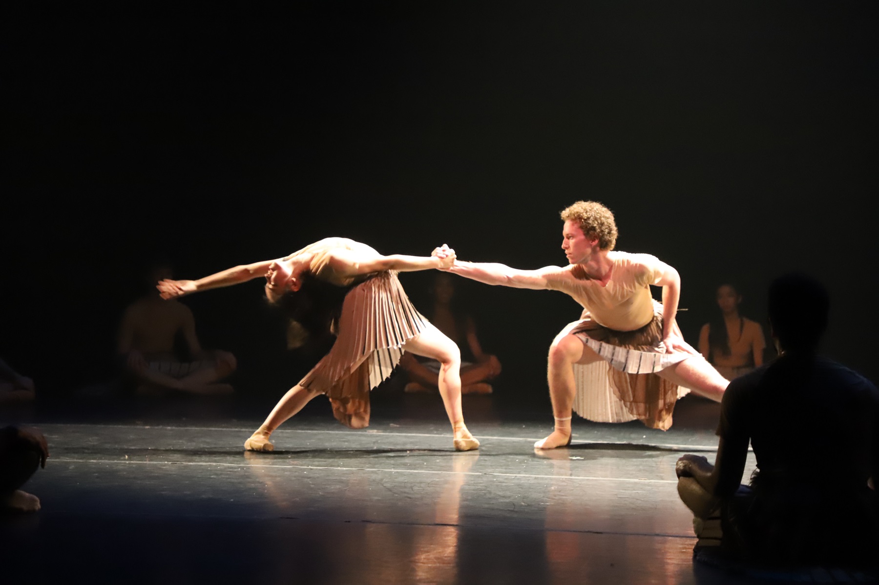 Charlotte Ballet dancers Luke Csordas and Evelyn Robinson in the performance series, "From Africa With Love."