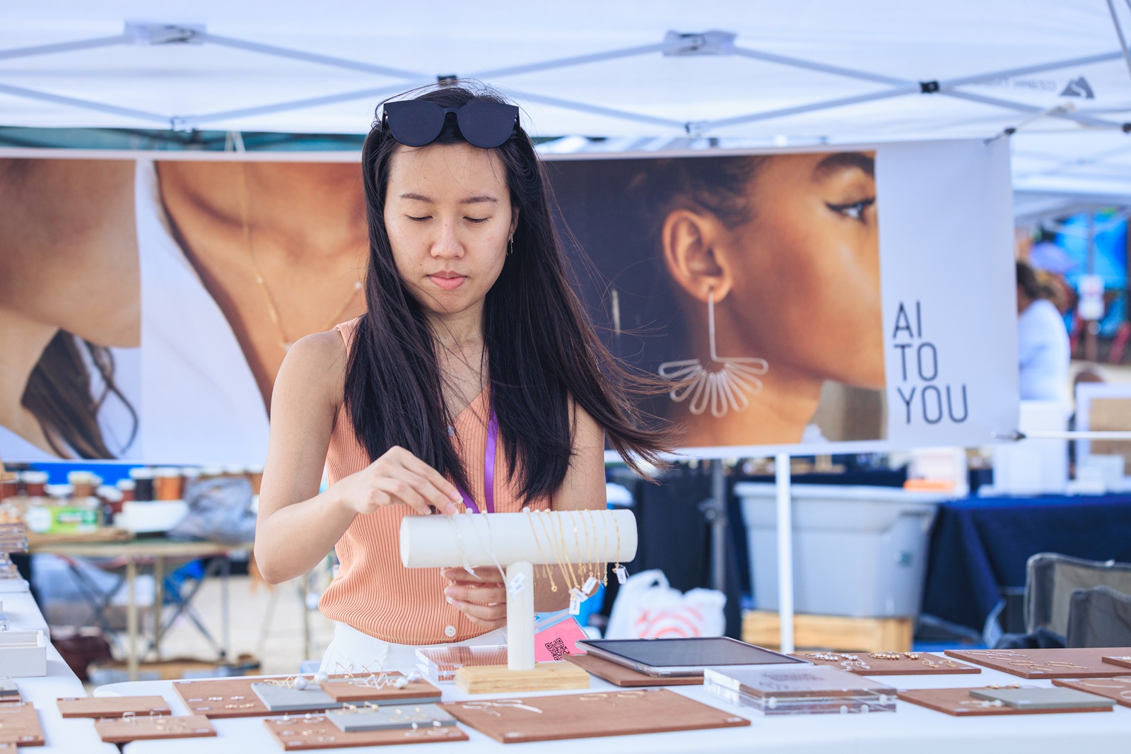 Ai Nguyen, owner of the Ai to You Brand, was one of the vendors from the first BOOM Charlotte marketplace. 