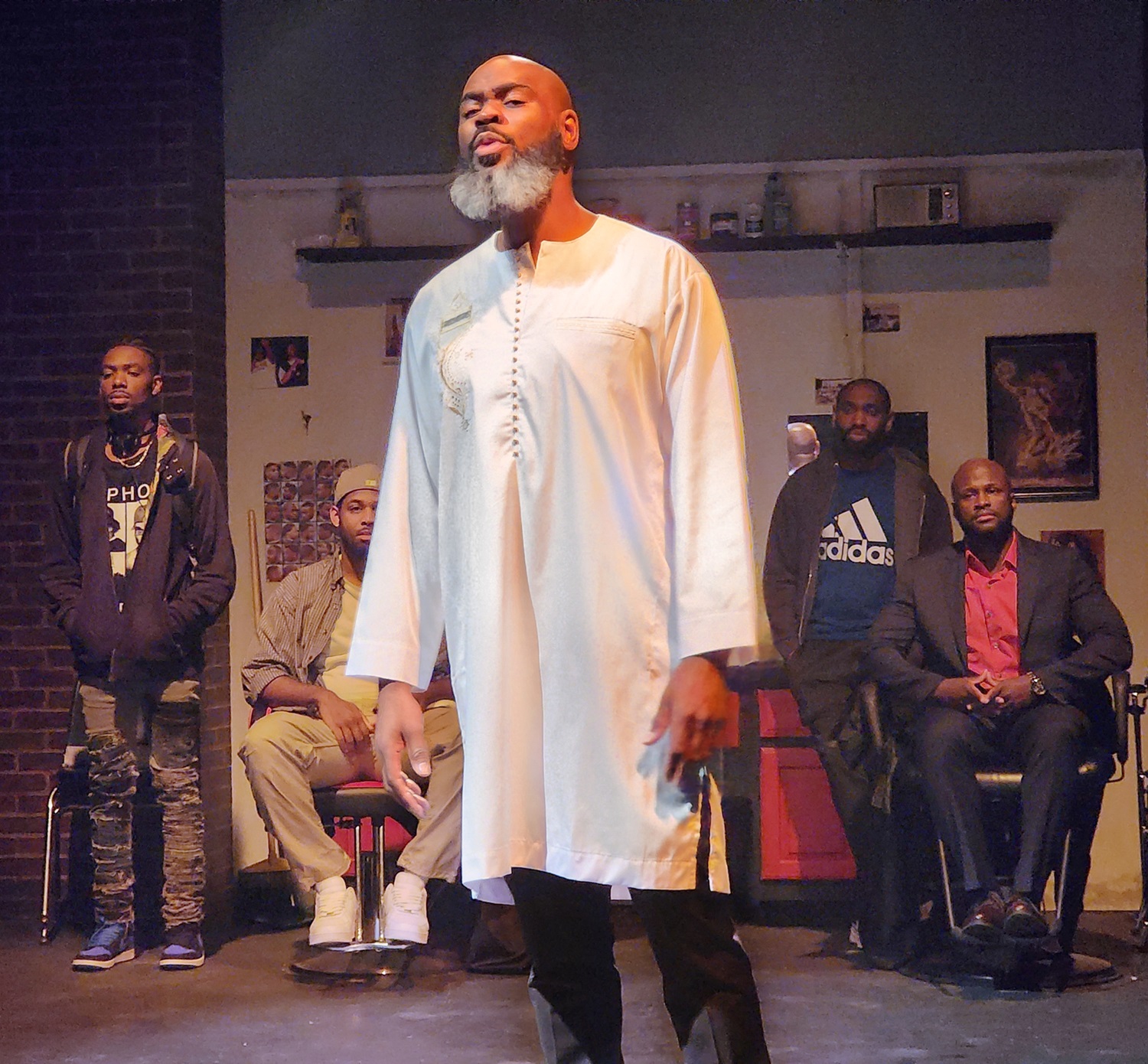 A scene from “Thoughts of a Colored Man,” which runs through May 18 and is presented by Three Bone Theatre. 